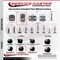 Service Caster 2'' Floor Safe Black Hooded Twin Wheel Caster Top Plate, 5PK SCC-TP02S50D-NYU-FB-TP2-5 - alternate 4